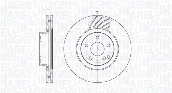 MAGNETI MARELLI Тормозной диск 361302040496